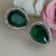 Cubic Zirconia Sruds | Emerald green