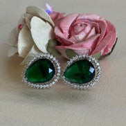 Cubic Zirconia Sruds | Emerald green