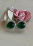 Cubic Zirconia Sruds | Emerald green