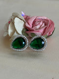 Cubic Zirconia Sruds | Emerald green