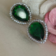 Cubic Zirconia Sruds | Emerald green